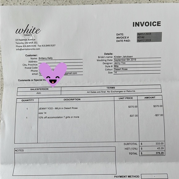 Jenny Yoo ‘Mila’ bridesmaid dress - Picture 9 of 9